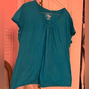 Women’s Teal Blouse 1X